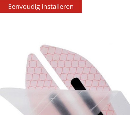 Auto Spiegelkap Reflector Stickers - Set van 2 - Spiegelkappen Sticker Reflectoren - Autostickers Zijspiegels - Veiligheid - Auto Accessoires Stickers