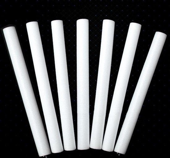 Lichtgevende foam LED sticks 10 stuks / Foamsticks - Partysticks -Bruiloft Huwelijk