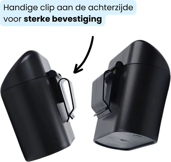 Compacte Auto Prullenbak Autodeur - Mini Vuilnisbakje - Set met 3 Rollen Zakjes - Auto Accessoire voor in de Deur - Praktische Auto Organizer - Zwart