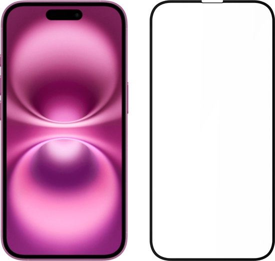 Pantser Protect™ Glass Screenprotector Geschikt voor Apple IPhone 16 - Case Friendly - Premium Pantserglas - Glazen Screen Protector