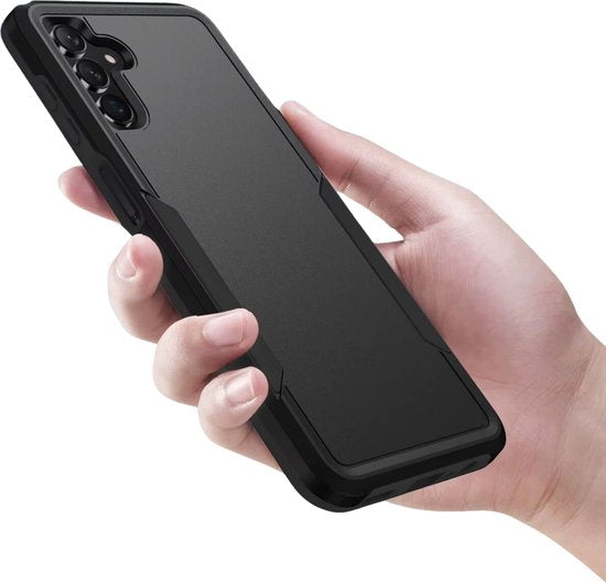 Ultra Schokbestendig Hoesje Geschikt Voor Samsung Galaxy A35 - Zwart - Stevige Shockproof Case - Backcover Valbestendig - Telefoonhoesje
