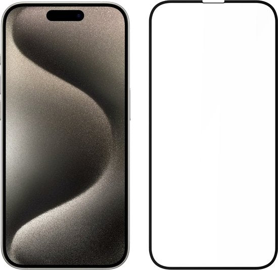 Pantser Protect™ Glass Screenprotector Geschikt voor iPhone 15 Pro - Case Friendly - Premium Pantserglas - Glazen Screen Protector