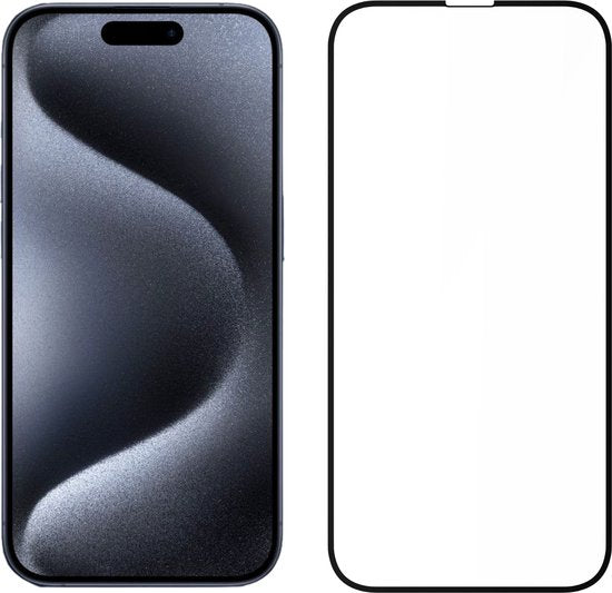 DUO-PACK - 2x Pantser Protect™ Glass Screenprotector Geschikt voor iPhone 15 Pro Max - Case Friendly - Premium Pantserglas - Glazen Screen Protector