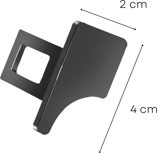 Gordel Alarm Stopper - Sluitend / Afgevlakt - Gordel Verlenger - Veilige Gordel Piep Stopper - Waarschuwing Stopper - Gordel Clip - Autogordel Piep - Auto Accessoires