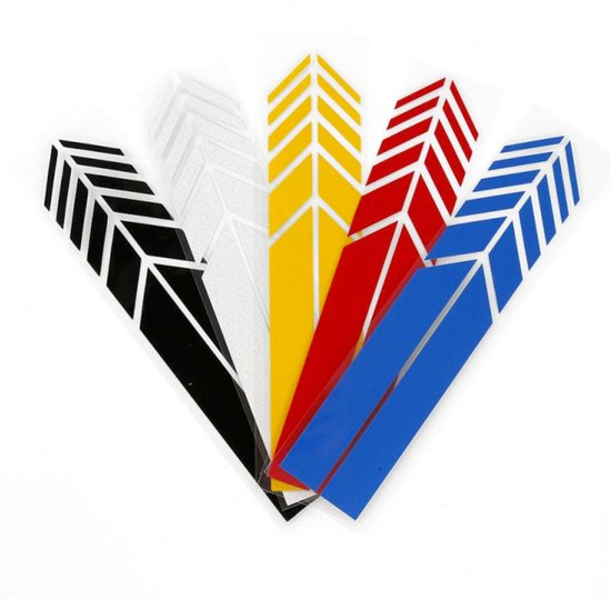Auto Spiegelkap Stickers Zwart - Set van 2 - Spiegelkappen Striping Wrap - Autostickers Zijspiegels - Auto Accessoires Stickers