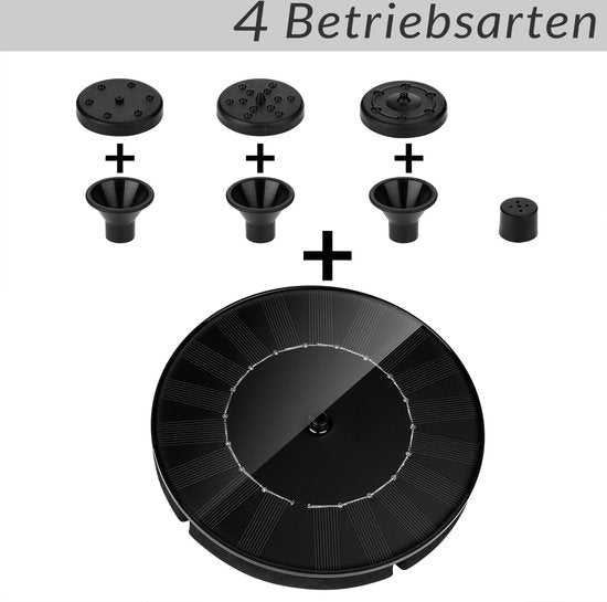 Fontein pomp - Solar - Zwart