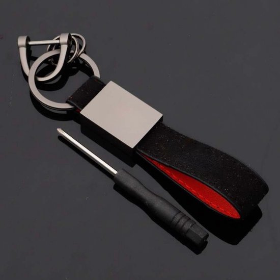 Premium Alcantara Auto Sleutelhanger - Geschikt voor alle automerken/ universeel - Keychain Sleutel Hanger Cadeau - Auto Accessoires