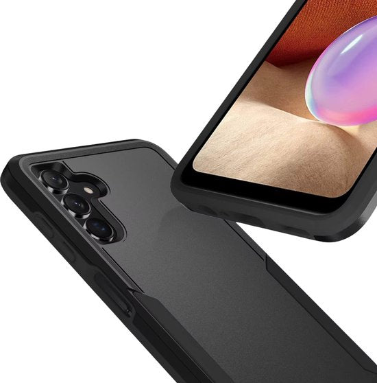 Ultra Schokbestendig Hoesje Geschikt Voor Samsung Galaxy A25 - Zwart - Stevige Shockproof Case - Backcover Valbestendig - Telefoonhoesje