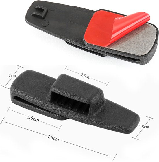 Set van 2 Gordel Houders - Stopt Rammelen en Trillen - Veilige Gordel Rammel Stopper - Gordelhouder - Gordel Gesp Houder - Autogordel Houder - Auto Accessoires