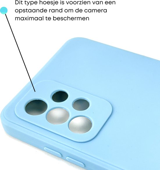 5 Pack - Hoesje Geschikt voor Samsung Galaxy A23 5G / 4G - 5x Siliconen Shock Proof Case - Stevige TPU Cover - Multipack met Groen, Zwart, Blauw, Roze en Paars