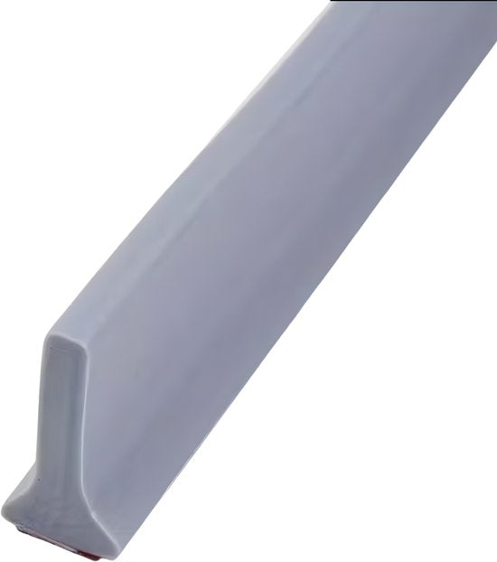 Badkamer Waterbarrière Strip - Douchedrempel 200 cm - Zelfklevende Siliconen Waterstopper - Waterstopper Tegen Waterlekkage - Waterkering voor Douche, Bad en Keuken - Grijs
