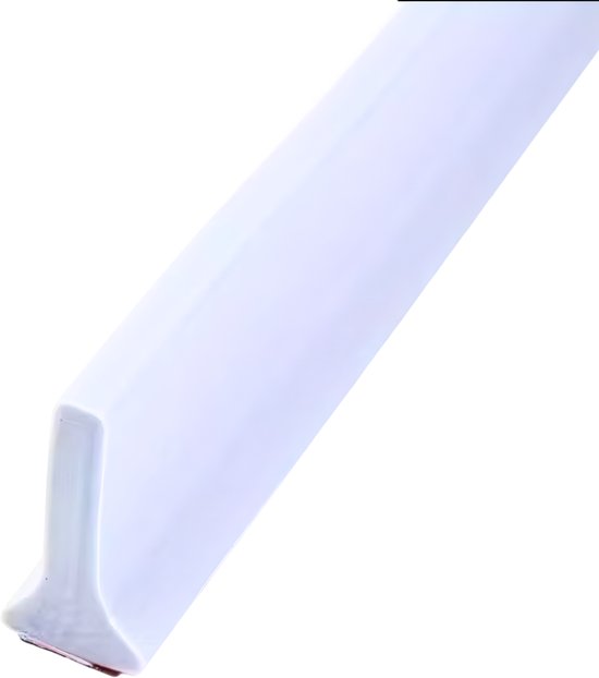 Badkamer Waterbarrière Strip - Douchedrempel 200 cm - Zelfklevende Siliconen Waterstopper - Waterstopper Tegen Waterlekkage - Waterkering voor Douche, Bad en Keuken - Wit