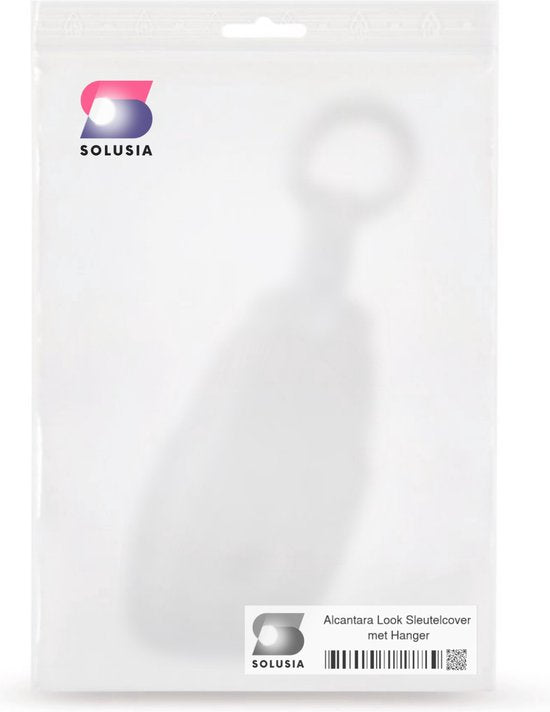 Luxe Alcantara Sleutelcover - Sleutelhoesje Geschikt voor Mercedes C Klasse / E Klasse / S Klasse / CLA / GLA / Hybrid / AMG - Alcantara Look - Zacht Sleutel Hoesje - Met Hanger - Auto Accessoires