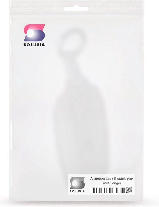 Luxe Alcantara Sleutelcover - Sleutelhoesje Geschikt voor BMW 1 serie / 3 serie / 5 Serie / 7 Serie / X1 / X3 / X4 / X5 / F20 / F30 / F31 / F34 / M - Alcantara Look - Zacht Sleutel Hoesje - Met Hanger - Auto Accessoires