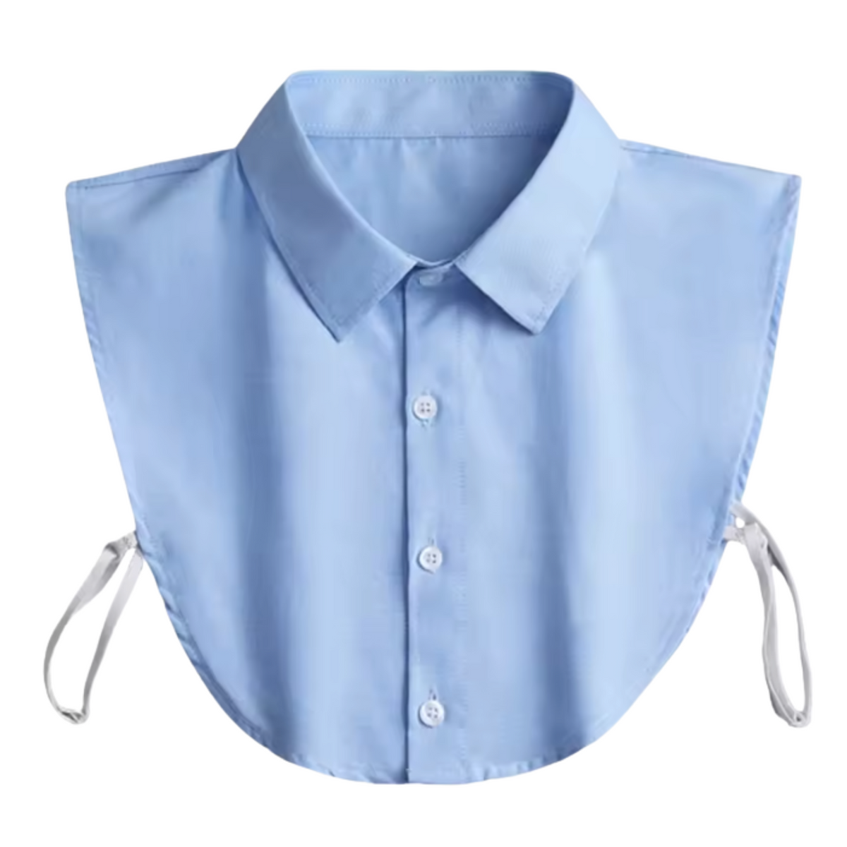 Losse Blouse Kraag Dames - 3 Stuks - Wit, Blauw en Roze - Fake Kraagje Onder Trui of Jurk - Afneembare Opstaande Kraag - Overhemd Blouse Kraag - Accessoire Kleding - One Size