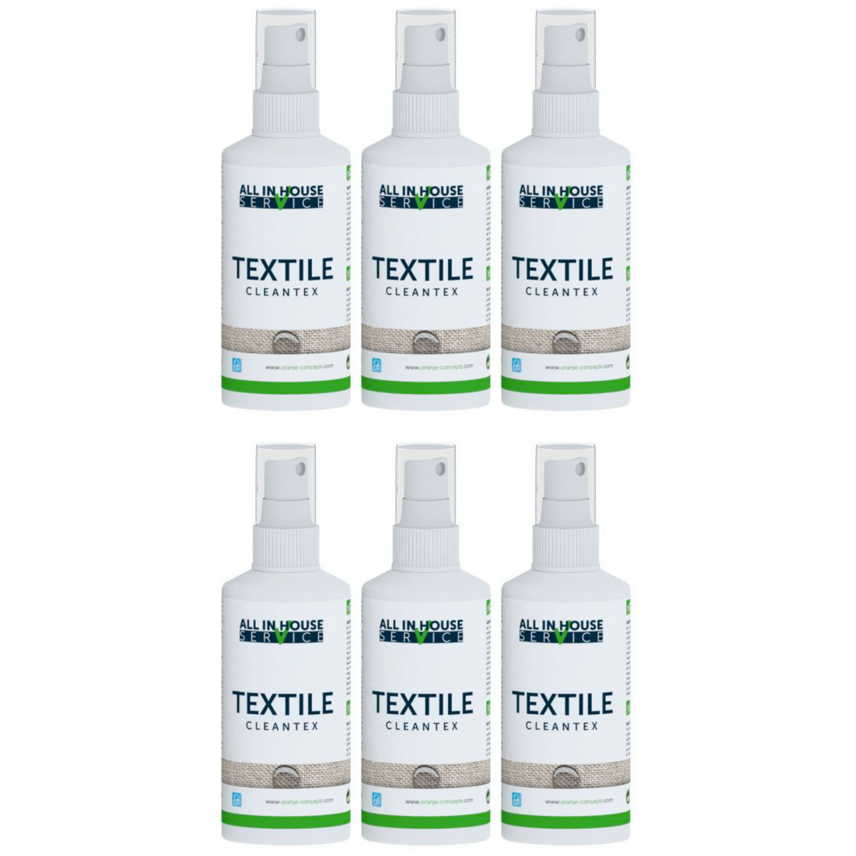 All-In House Textile Cleantex - 6 x 100ml