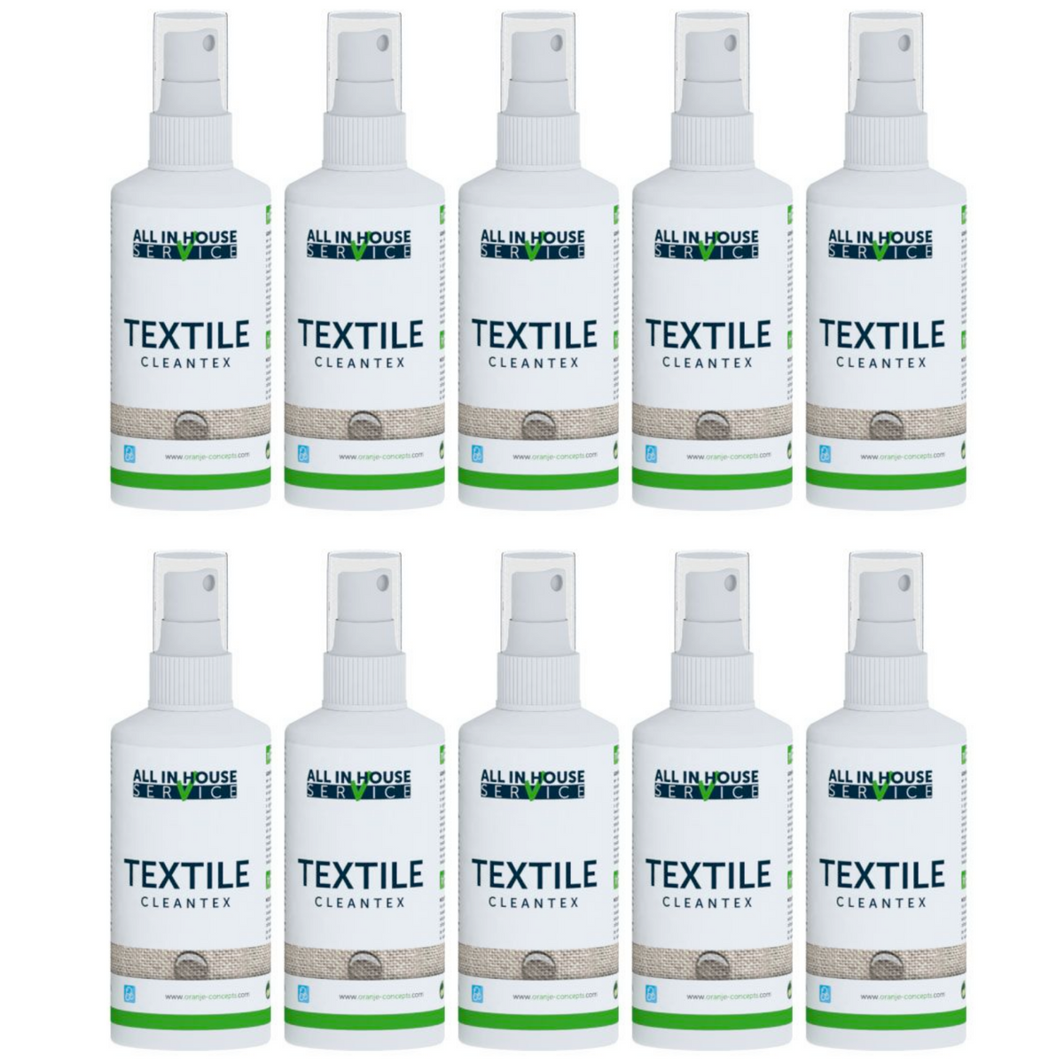 All-In House Textile Cleantex - 10 x 100ml
