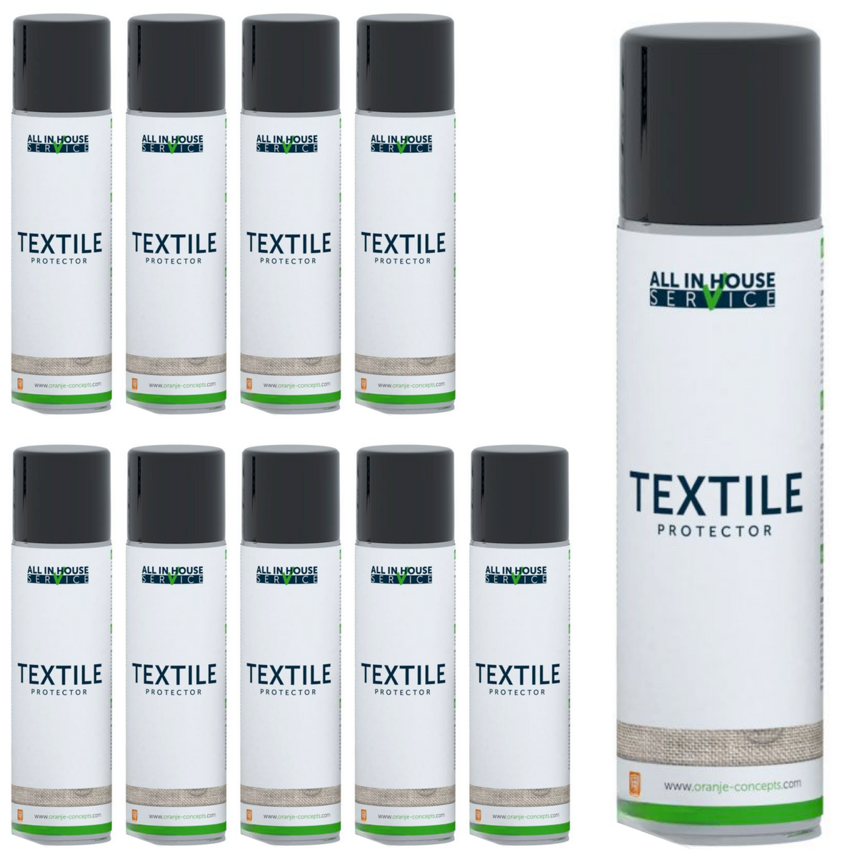 All-In House Textile Protector Spray - 10x 250ml