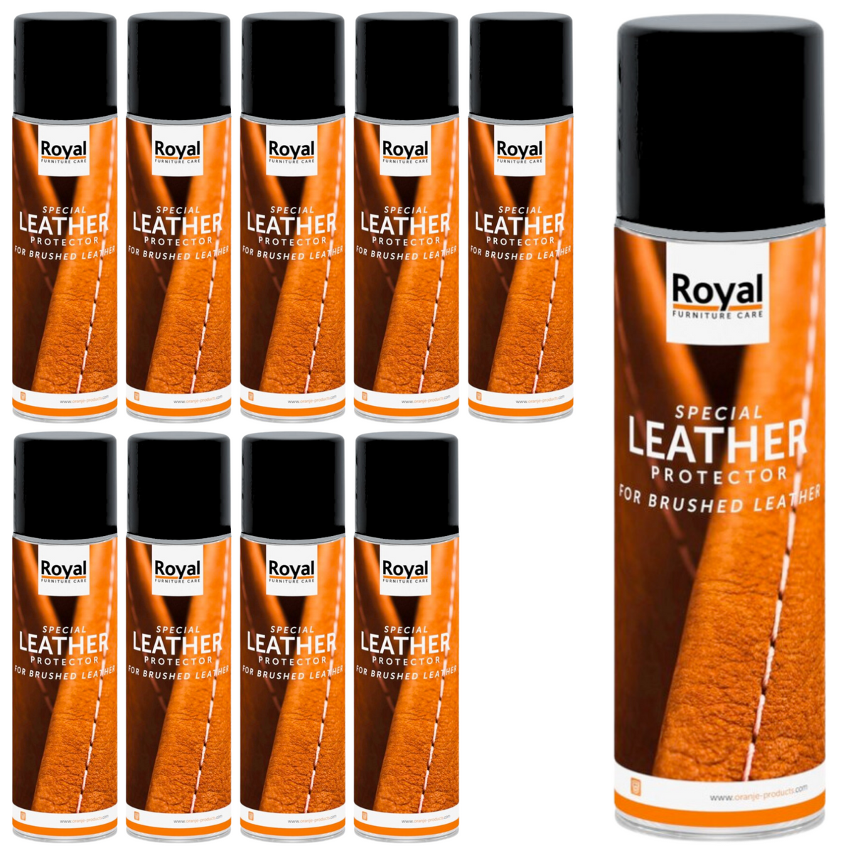 Royal Brushed Leather Protector Spray - 10 x 250ml