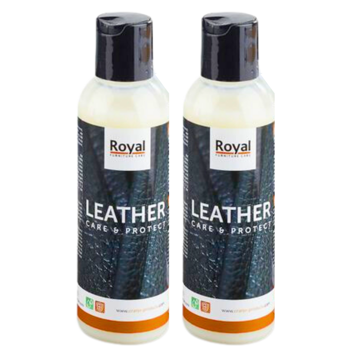 Royal Furniture Care - Leather Care & Protect - 2-Pack - 2 x 75 ml