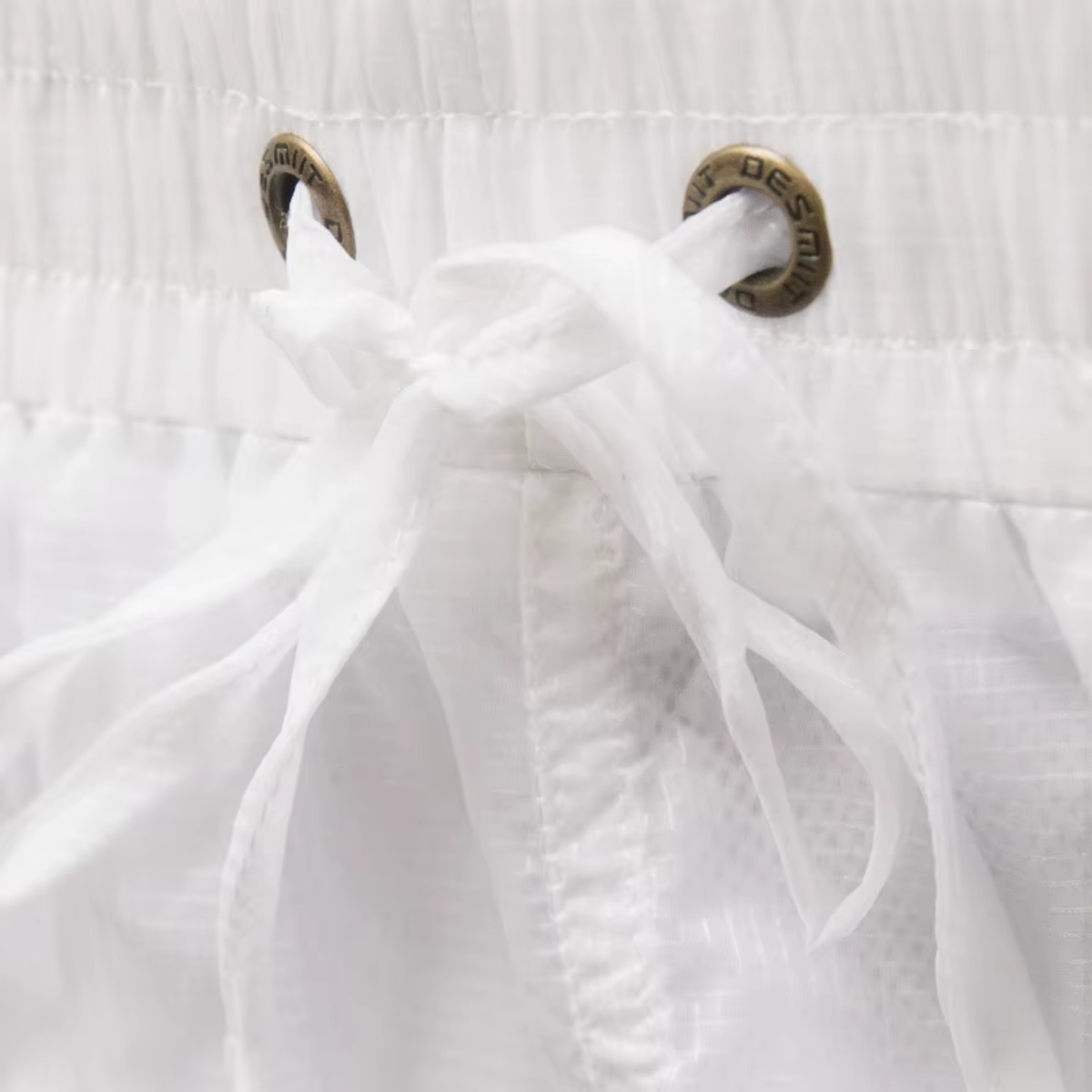 Heren Zwembroek Transparant Wit - Witte Zwemshort - Zwem Boxershort - Sexy Transparant Design - Met Zakken & Voering Binnenbroekje - Mannen - Badkleding / Strandkleding / Zwemkleding - Maat XXL / 2XL