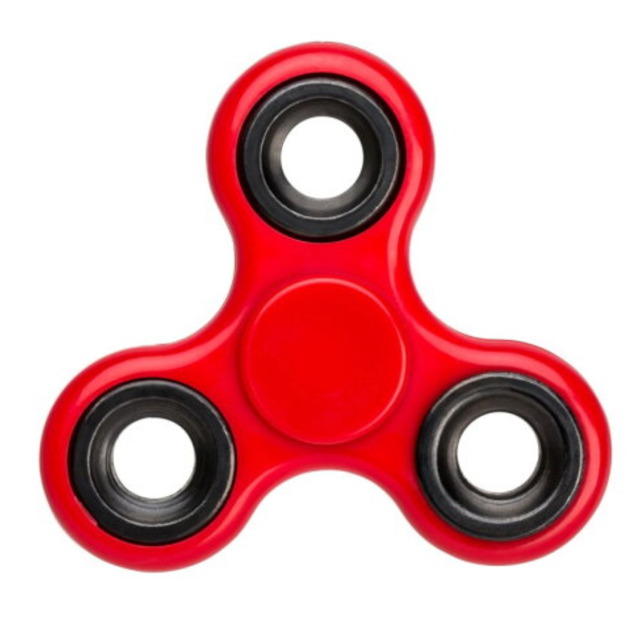 Fidget Spinner Rood - Langdurige spin - Stressverlichter voor Kinderen & Volwassenen - Anti Stress Speelgoed - Hand Spinner - Concentratie Speelgoed - Compact Formaat - Kunststof