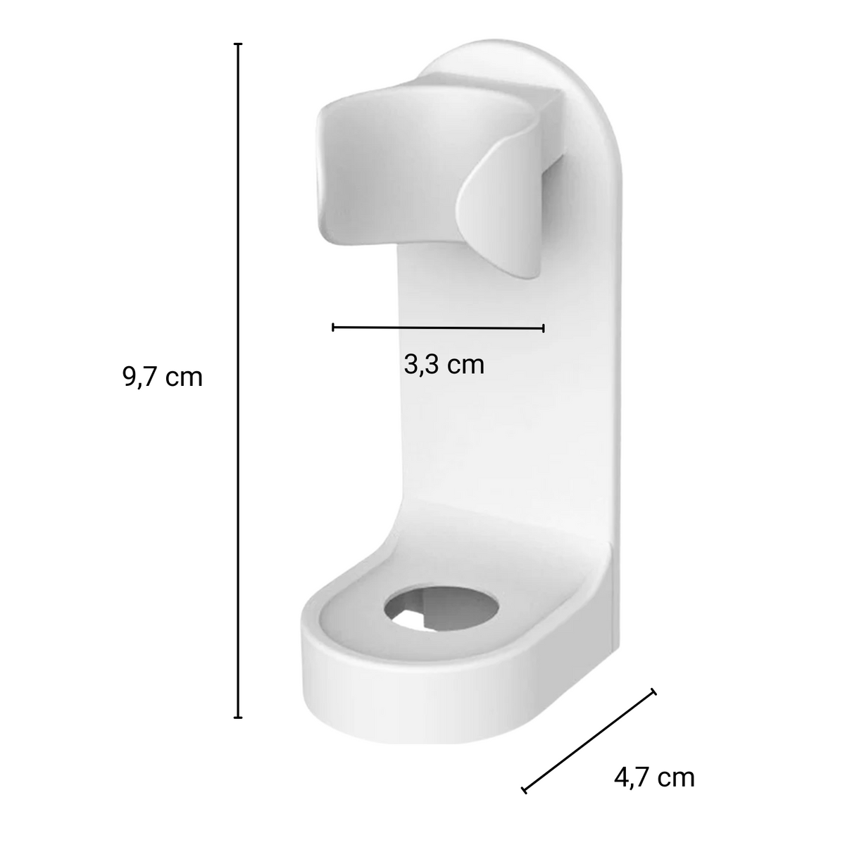 Tandenborstelhouder - 2 Stuks Zelfklevend - Geschikt voor Elektrische Tandenborstel - Wit - Badkamer Organizer - Waterbestendig & Stevig