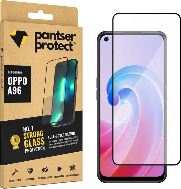 Pantser Protect™ Glass Screenprotector Geschikt voor OPPO A96 - Case Friendly - Premium Pantserglas - Glazen Screen Protector