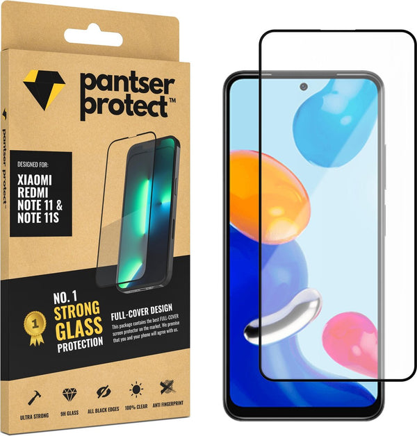 [EOL] Pantser Protect™ Glass Screenprotector Geschikt voor Xiaomi Redmi Note 11 / Note 11S - Case Friendly - Premium Pantserglas - Glazen Screen Protector