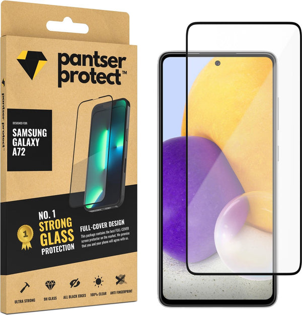 [EOL] Pantser Protect™ Glass Screenprotector Geschikt voor Samsung Galaxy A72 - Case Friendly - Premium Pantserglas - Glazen Screen Protector