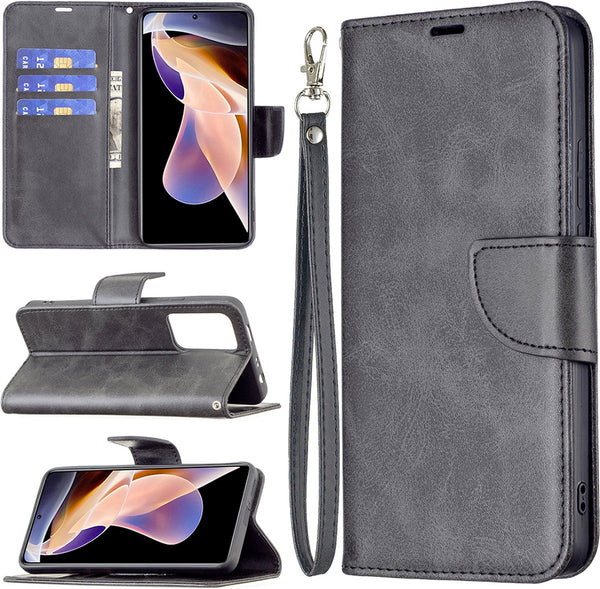 [EOL] Hoesje Zwart - Geschikt voor Samsung Galaxy S23 Ultra - Portemonnee Book Case - Boekje Met Kaarthouder / Pasjeshouder en Magneetsluiting - Booklet - Wallet Beschermhoes - Telefoonhoesje