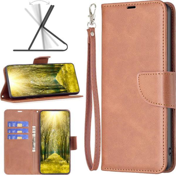 [EOL] Hoesje Bruin - Geschikt voor Samsung Galaxy S23 - Portemonnee Book Case - Boekje Met Kaarthouder / Pasjeshouder en Magneetsluiting - Booklet - Wallet Beschermhoes - Telefoonhoesje