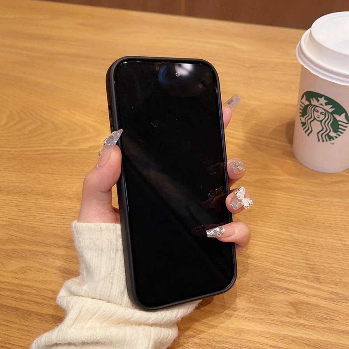Shockproof Hoesje Zwart - Geschikt voor iPhone 14 Pro  - Met Magneetring en Camera Protectors - Super Stevige Ultra TPU Case - Siliconen Soft Touch - Magneet Compatible