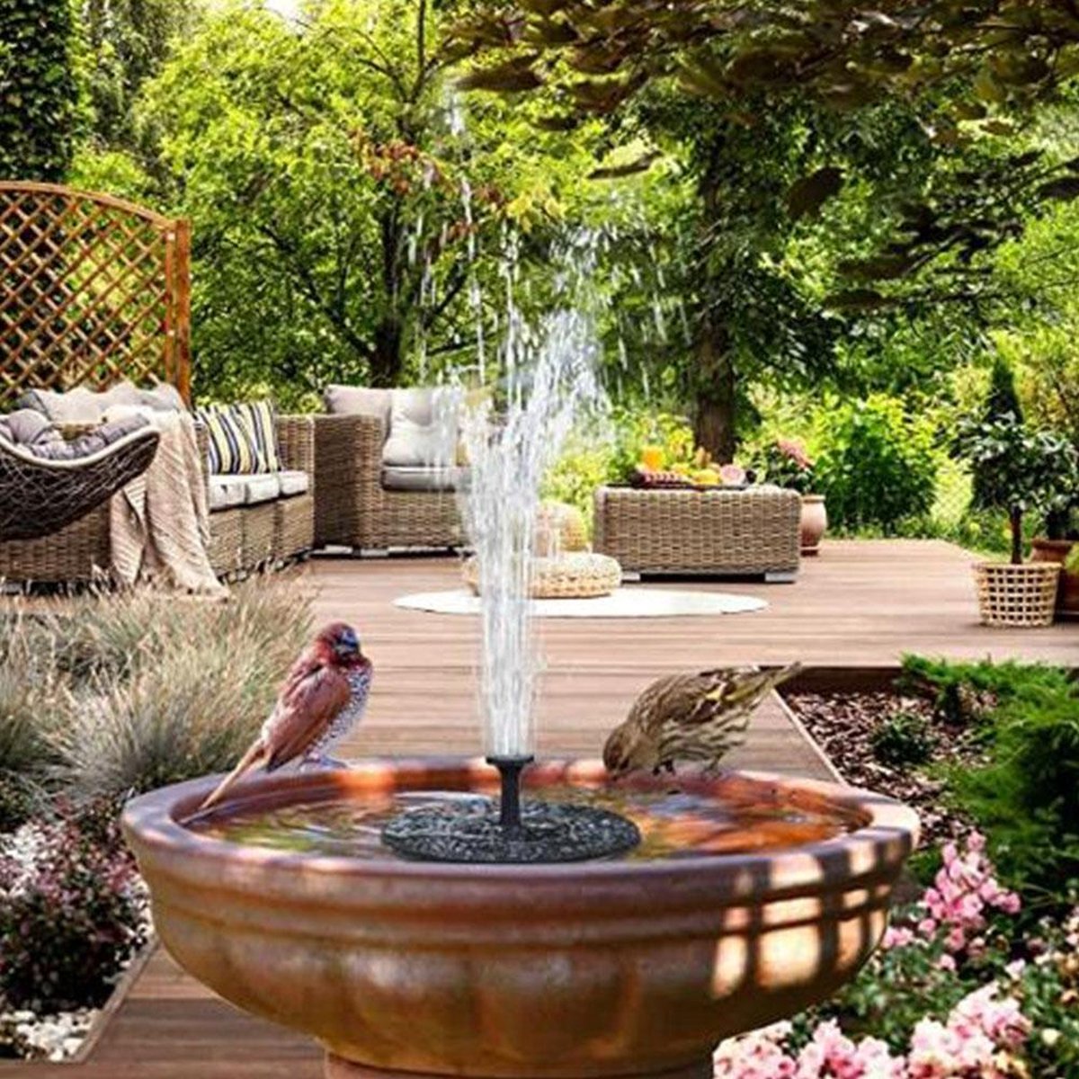 Solar Fontein op Zonne-energie - Solar Fountain