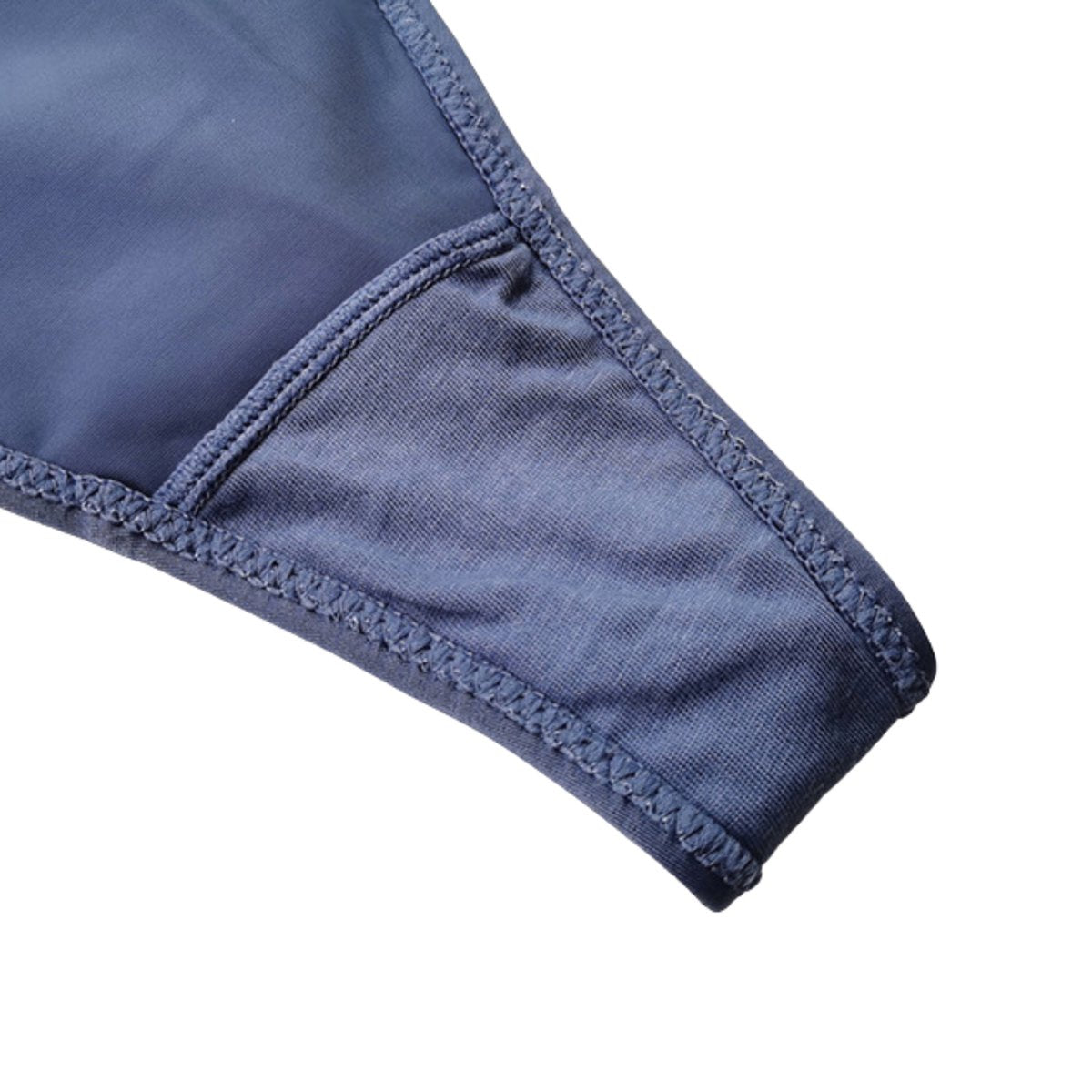 Love Secret String Blauw - Luxe Design met Diamantjes en Satijn - High Waist - Dames Lingerie / Ondergoed - Maat M