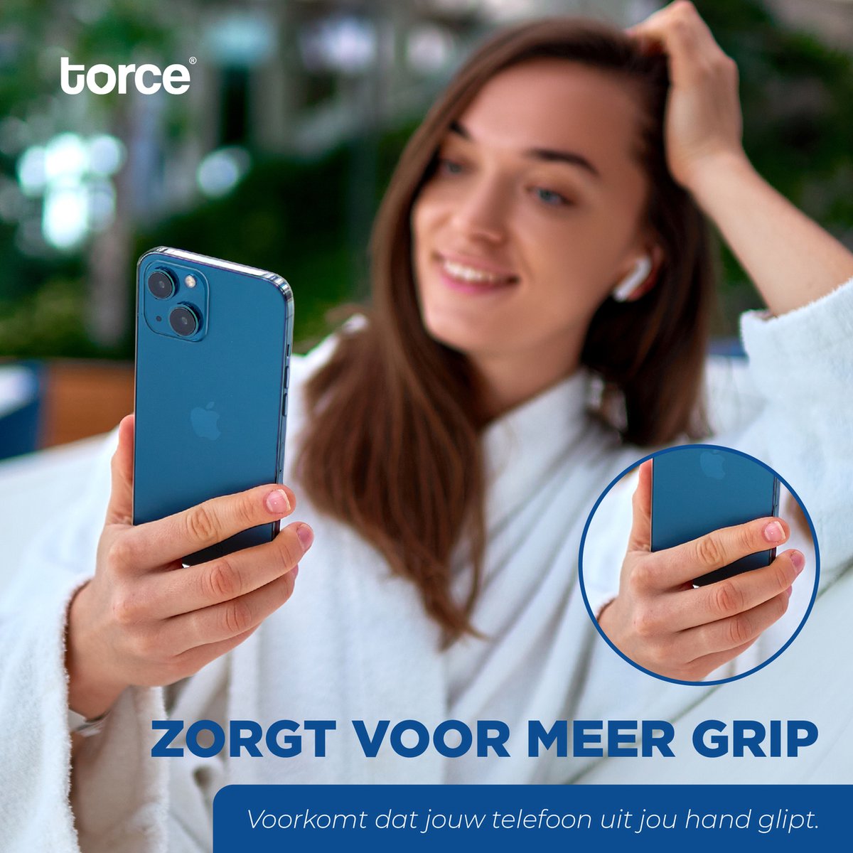 TORCE® iPhone 13 Hoesje - Case Transparant + Gratis Glass Screenprotector
