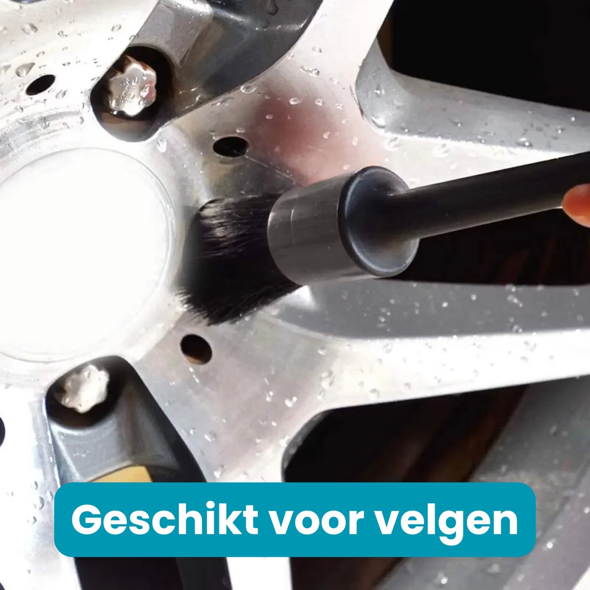 Detail Brush Set - Auto Detailing Brushes - 5 Kwasten - Cleaning Borstels - Auto Wassen - Velgenborstel - Auto Detail Borstels - Kwast