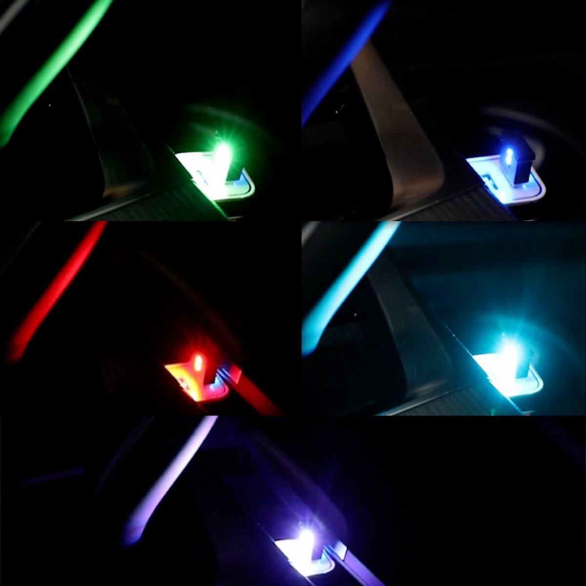 USB Led Verlichting RGB - Multicolor - USB LED Lampje voor Auto, Interieur of Laptop - Mini Sfeerverlichting Dashboard - Nachtverlichting Auto - Autoverlichting