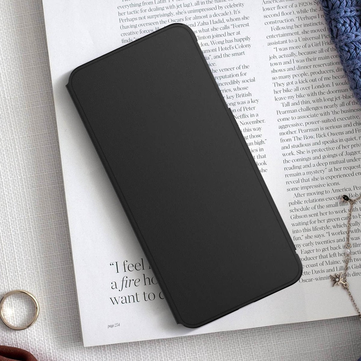 [EOL] Oppo Reno 8 Case Kaarthouder en Originele Video Ondersteuningsfunctie Zwart