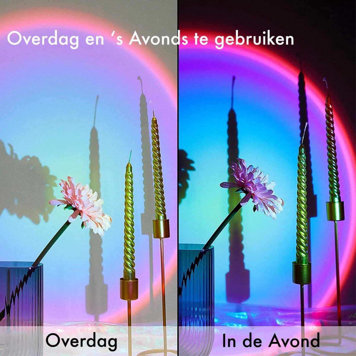 Sunset Lamp - Sunset Lamp - Hoogwaardige Lichtkwaliteit - Sunset Lamp - Zonsondergang - Projector Lamp