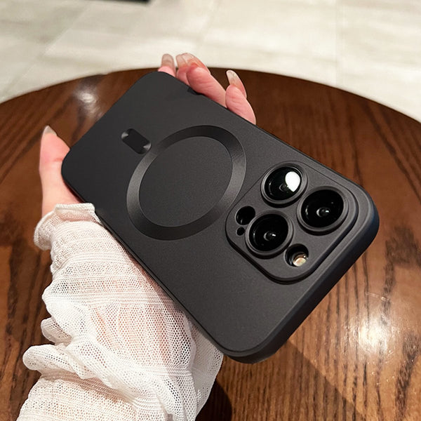 Shockproof Hoesje Zwart - Geschikt voor iPhone 11 - Met Magneetring en Camera Protectors - Super Stevige Ultra TPU Case - Siliconen Soft Touch - Magneet Compatible