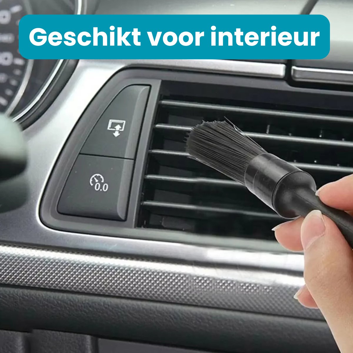 Detail Brush Set - Auto Detailing Brushes - 5 Kwasten - Cleaning Borstels - Auto Wassen - Velgenborstel - Auto Detail Borstels - Kwast