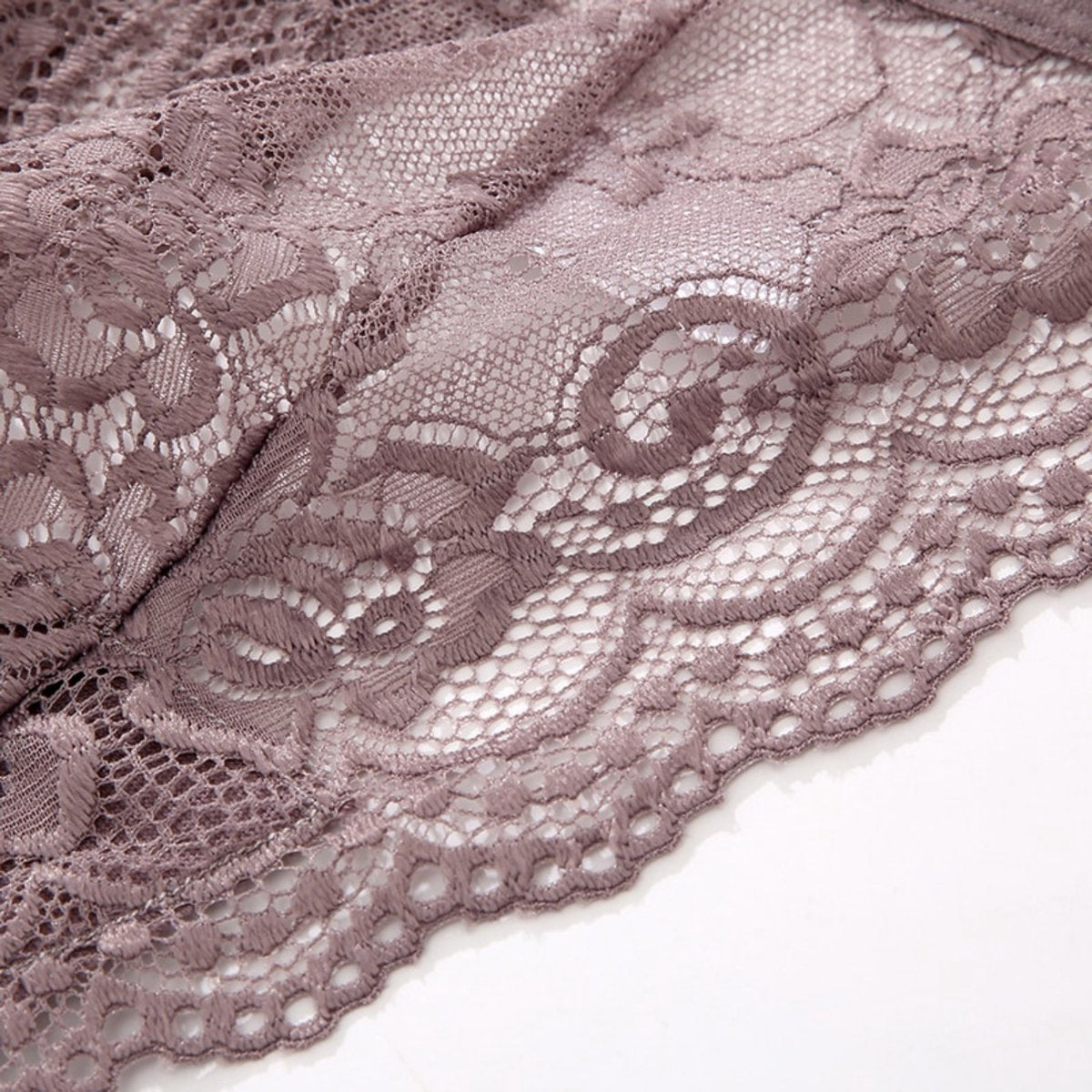 Luxe Dames String met Kant - 2 Stuks - Nude & Mintgroen - Intieme Lingerie Dames / Ondergoed Set Vrouw - High Waist - Maat M