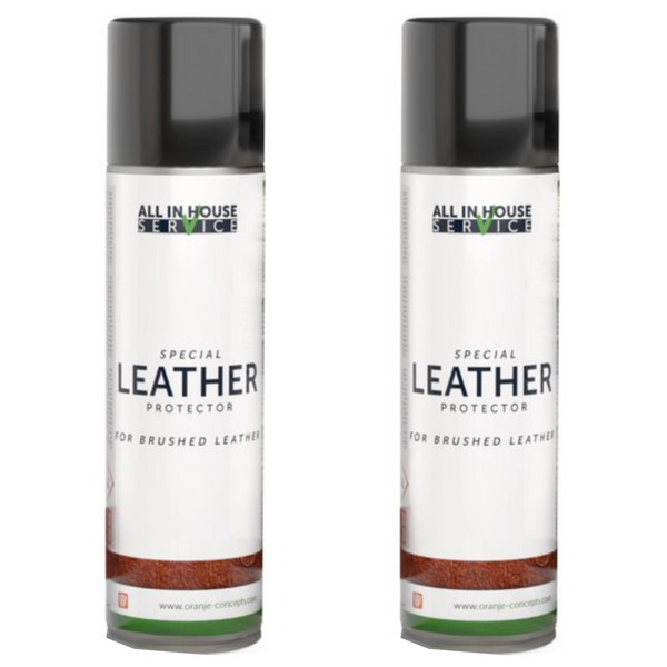 All-In House Brushed Leather Protector Spray - 2 x 250ml