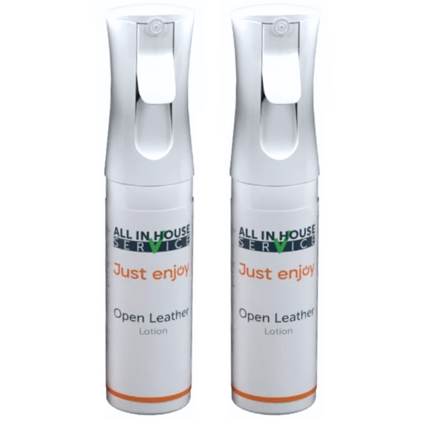 All-In House Open Leather Lotion - 2 x 500ml - Just Enjoy