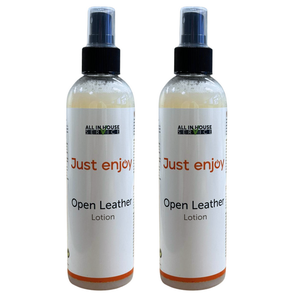 All-In House Open Leather Lotion - 2 x 250ml - Just Enjoy