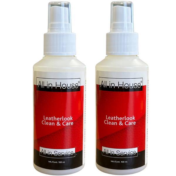 All-In House Leatherlook Clean & Care - 2 x 100ml - Leather Look