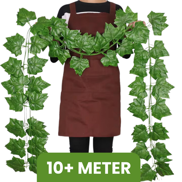 5x Realistische Klimop Slinger - Oosterse Wingerd - Kunst Klimop Groen - 5 x 235 CM - Klimop Nep Planten Kunst Planten - Bloemenslinger voor Binnen en Buiten