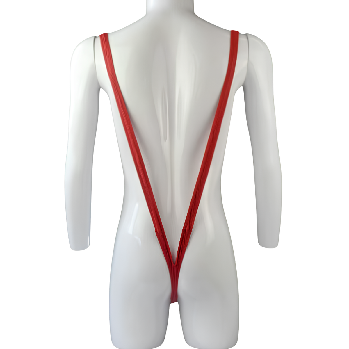 Mankini Rood - Mannen Borat String Rood - Sexy Heren Lingerie - String - Vrijgezellenfeest - One Size