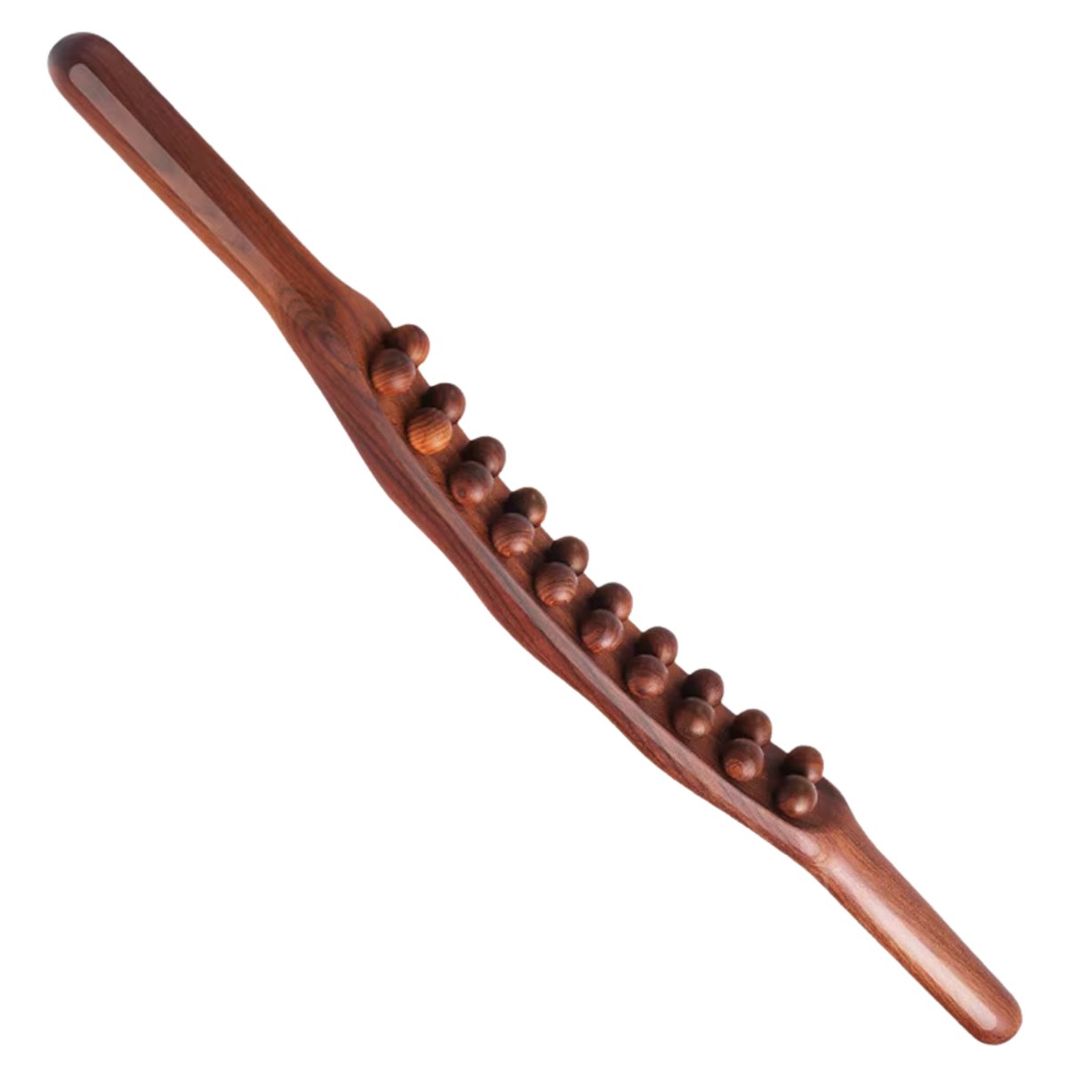 2-Delige Set - Houten Massage Stok en Cellulite Borstel - Huidverbetering - Gua Sha Massager - Ontspanning - Hoofd / Nek / Rug / Armen / Benen / Buik - Hout